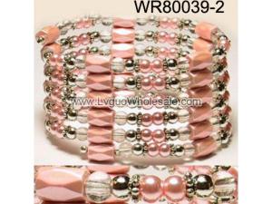 36inch light Plastic ,Glass,Magnetic Wrap Bracelet Necklace All in One Set